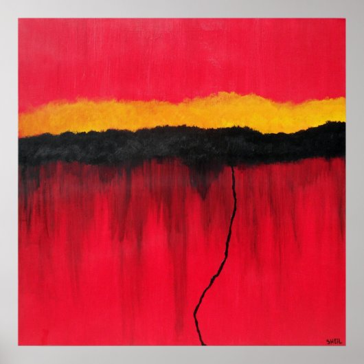 "Storm" door SHEIL Poster Print (Voorkant)