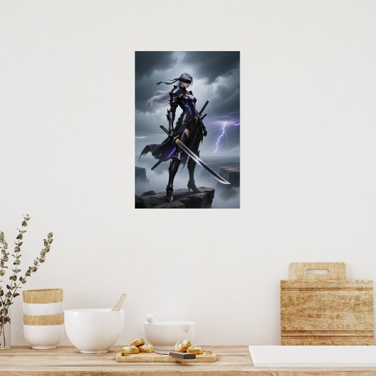 Storm Edge - Poster plié Cyber Warrior (Cuisine)