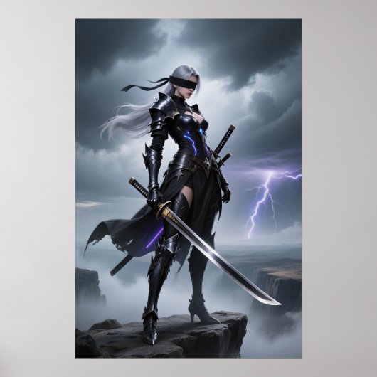 Storm Edge - Poster plié Cyber Warrior (Devant)