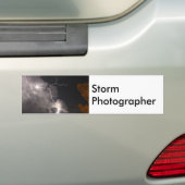 Storm Fotograaf bliksemBumpersticker Bumpersticker (Op auto)
