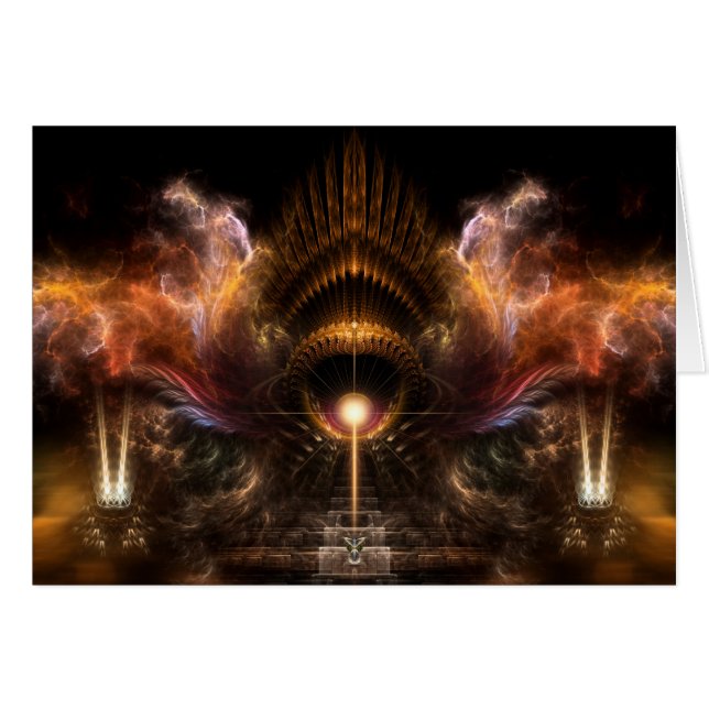 Storm fractal Art (Voorkant Horizontaal)