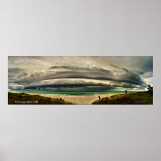 Storm front, Laguna Beach, FL, juli 2019 Poster