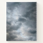 Storm Gratitude Journal Clouds Breaking met Name Notitieboek (Achterkant)
