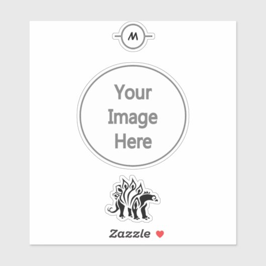 Storm Grey Stegosaurus Spiked Dinosaur Sticker (Vel)