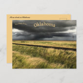Storm in Oklahoma Briefkaart (Voorkant / Achterkant)