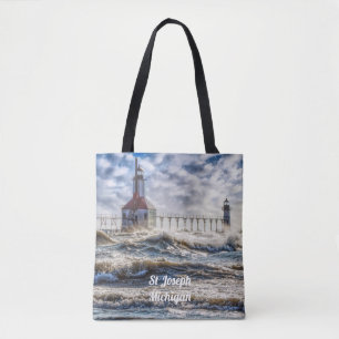 Storm in St. Joseph Lighthouse Draagtas