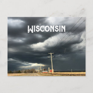 Storm in Wisconsin Nederland Briefkaart