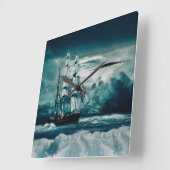 Storm is een brouwsel vierkante klok (Hoek)