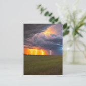 Storm Lightning Briefkaart (Staand voorkant)