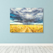 Storm Mara 2012 Canvas Afdruk (Insitu (Houten vloer))