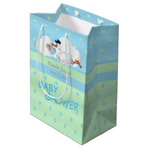 Storm met een Cute Little Baby Boy Medium Cadeauzakje