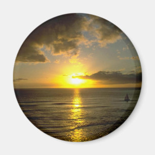 Storm naderen boven Zee Magneet