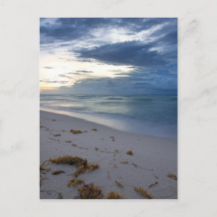 Storm nadert Miami Beach Briefkaart
