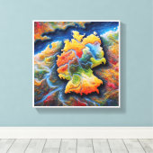 storm of provinces canvas afdruk (Insitu (Houten vloer))