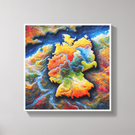 storm of provinces canvas afdruk