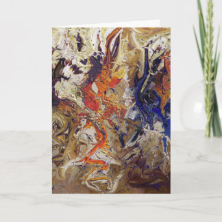 Storm op het wenskaart van het Strand Kaart