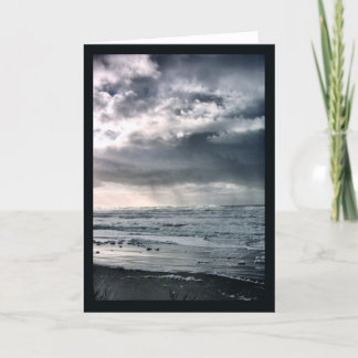 Storm op zee kaart