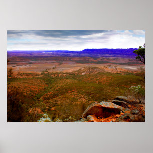 Storm opkomend in de Flinders Ranges Poster