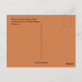 Storm over de bergen van Oklahoma Briefkaart (Achterkant)