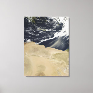Storm over Egypte Canvas Afdruk
