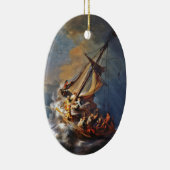 Storm over het Zee van Galilea Keramisch Ornament (Rechts)