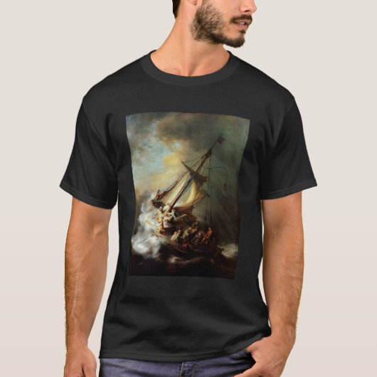 Storm over het Zee van Galilea T-shirt (Voorkant)