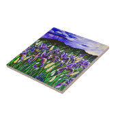 Storm over Iris FieldsTile Tegeltje (Zijkant)