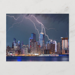 Storm over New York City Briefkaart