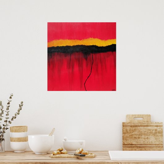 "Storm" par SHEIL Poster Imprimer (Cuisine)