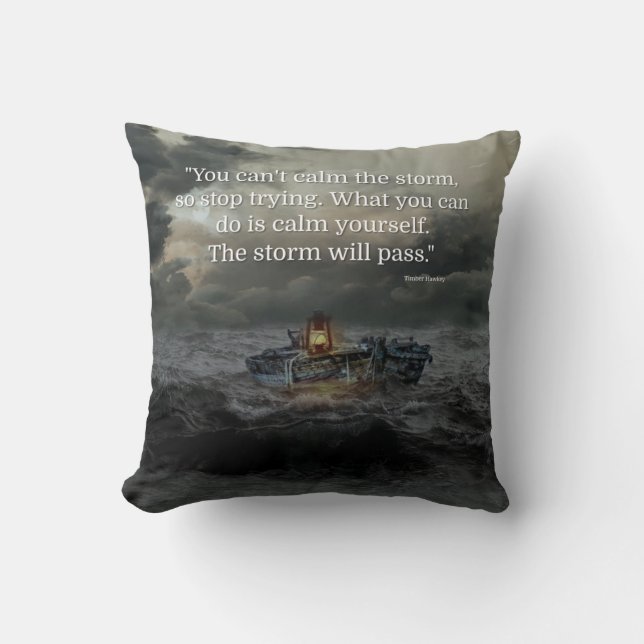 Storm Quote Design Sierkussen (Voorkant)
