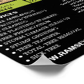 Storm schade - boomchirurg - boomkweker poster (Hoek)