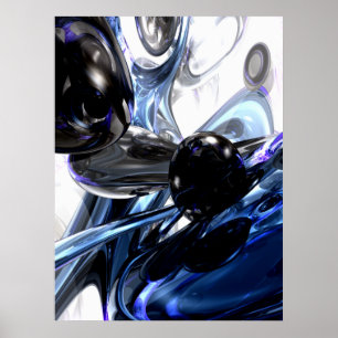 Storm Schaduw Abstract Poster