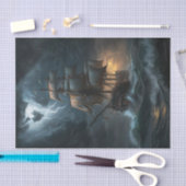 Storm schip tissuepapier (Craft)