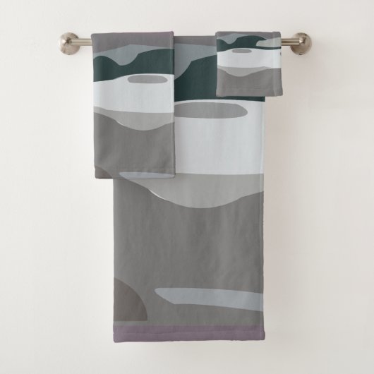 Storm Sky Cloud Sea Waves Salle de bain tendance (En situation)