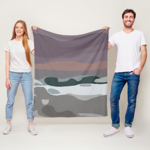 Storm Sky Cloud Zee Golven Oceaan Natuur Fleece Deken