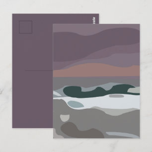 Storm Sky Clouds Zee Waves Weer Natuur Briefkaart