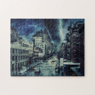 Storm Stadsvernietiging Legpuzzel