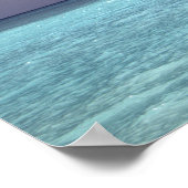 Storm van de Oceaan in Barbuda Poster (Hoek)