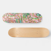 Storm van gehakte sporen skateboard (Horizontaal)