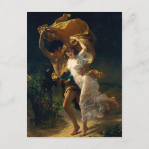 Storm van Pierre Auguste Cot (1880) Briefkaart