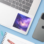 Storm voor aanscherping sticker (Laptop met iPhone)