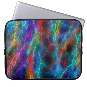 Storm voor regenboogverlichting laptop sleeve