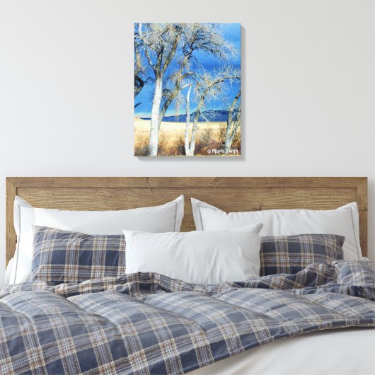 Storm Voorzijde 1 Canvas Afdruk (Insitu (Slaapkamer))