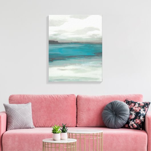 Storm voorzijde canvas afdruk (Insitu (Woonkamer))