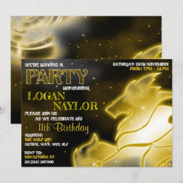 Storm Wolf Astral Glow Uitnodigingen