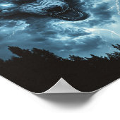 Storm Wolf Geest Poster (Hoek)
