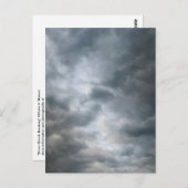 Storm wolken breken briefkaart (Voorkant / Achterkant)