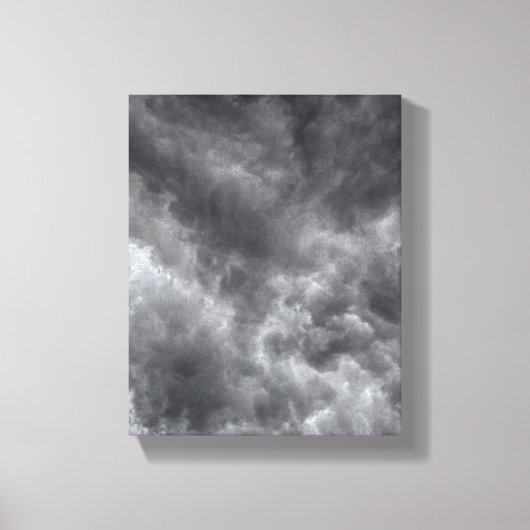 Storm wolken canvas afdruk (Voorkant)