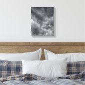Storm wolken canvas afdruk (Insitu (Slaapkamer))