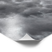 Storm wolken foto afdruk (Hoek)